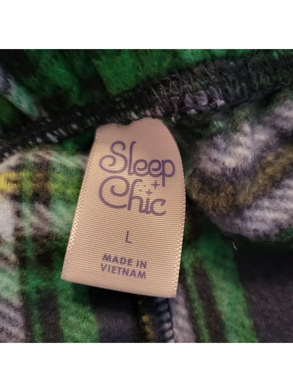 Plaid Pajamas | XL Top & L Bottom | Navy & Green